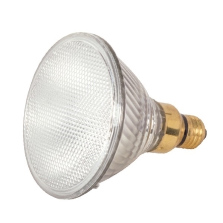 SATCO S2259 Halogen Bulb, 80 W, Medium Skirted E26SK Lamp Base, PAR38 Lamp, Neutral White Light, 1600 Lumens S2259(SAT 2259)
